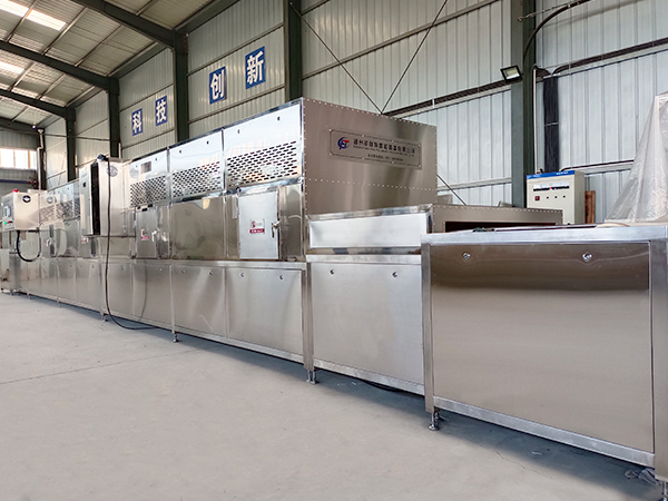 80KW微波干燥殺菌設備成功交付河南新鄉客戶 80KW微波干燥殺菌設備成功交付河南新鄉客戶